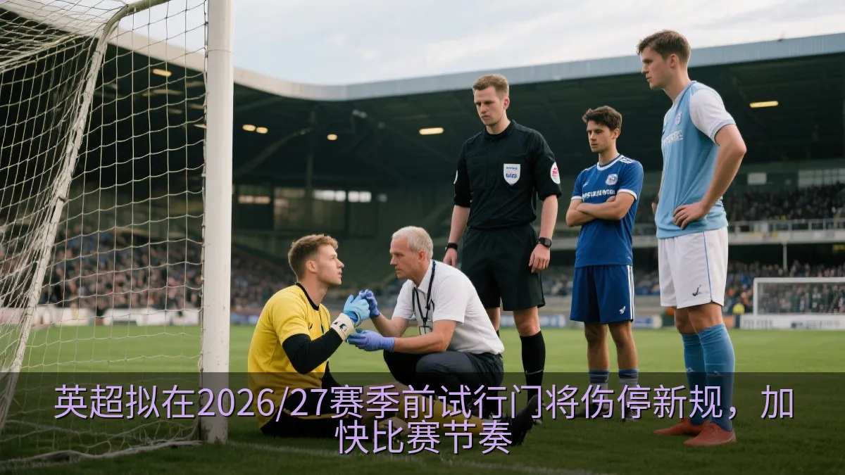 英超拟在2026/27赛季前试行门将伤停新规，加快比赛节奏